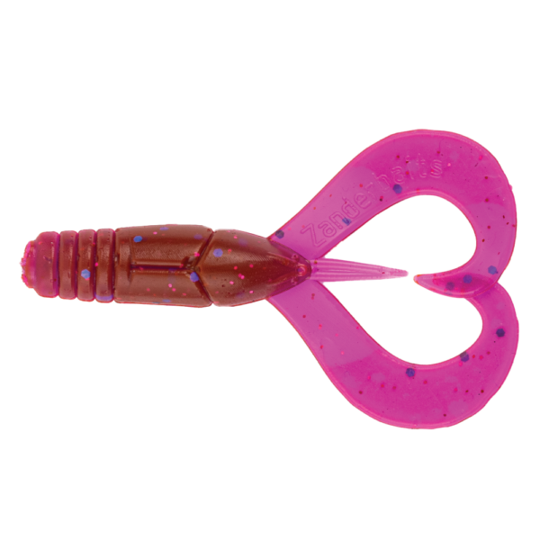 Crazy Craw 1.8' un 2.4' Pink LOX UV